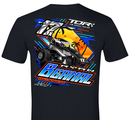 "Bernal" YOUTH Short Sleeve Tee - Black