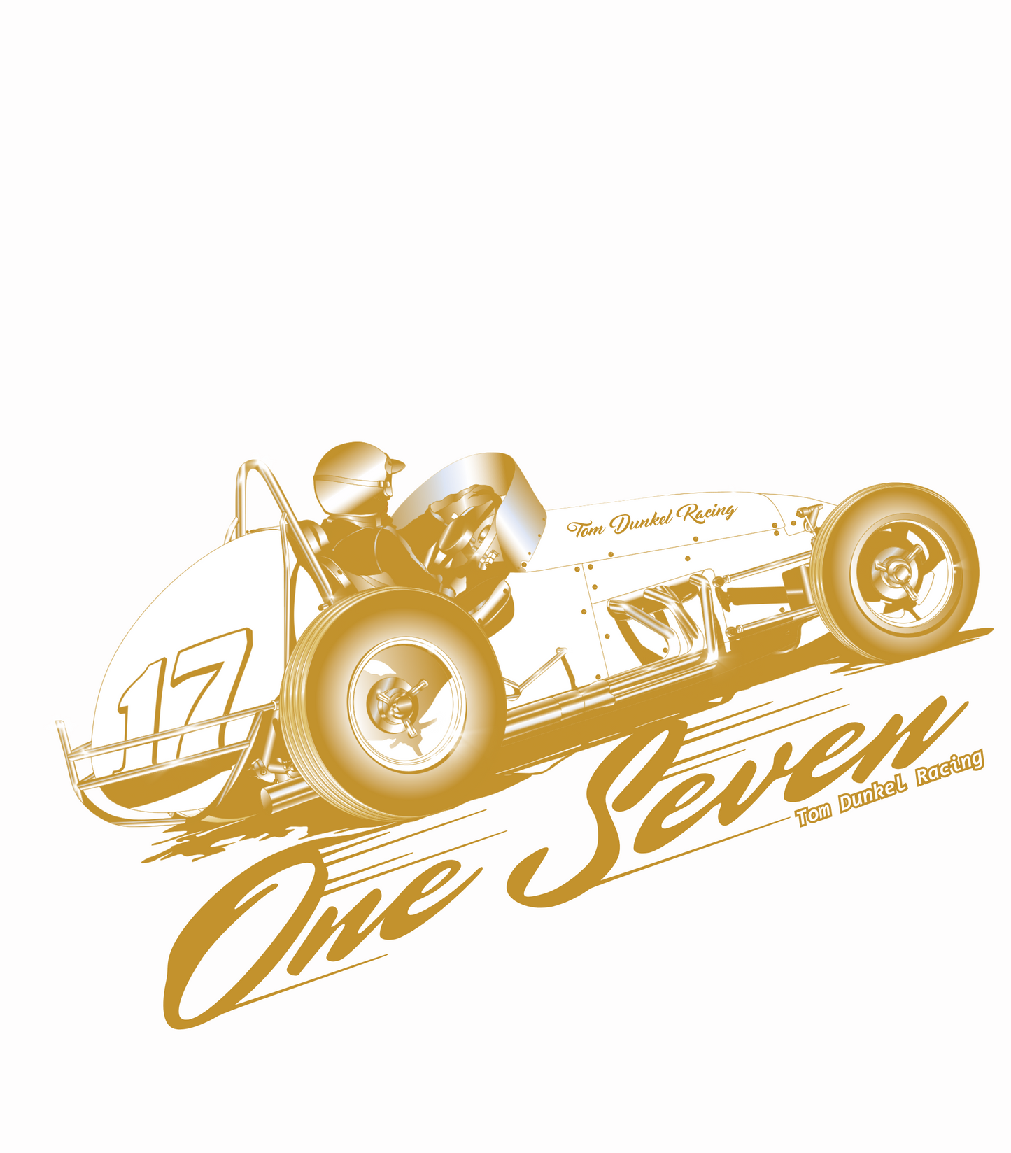 "One Seven" Vintage - Short Sleeve Tee - WHITE